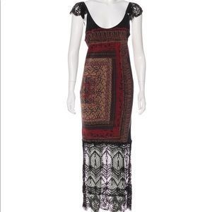 Stone Cold Fox Silk Dress